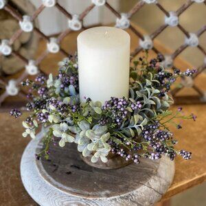 Lavender Berries Candle Ring